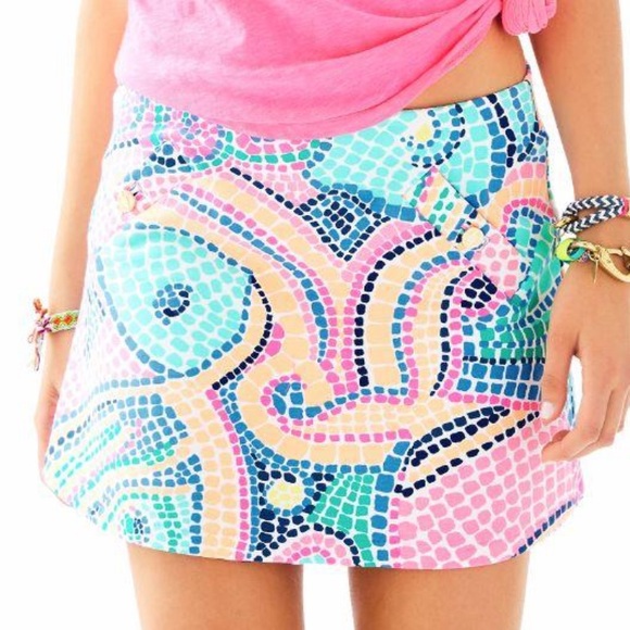 Lilly Pulitzer Dresses & Skirts - Lilly Pulitzer Madison Skort Mosaic Print M